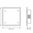 Plafon Taschibra Zimbros - 2 Lâmpadas Branco