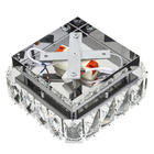 Plafon Tokyo Led Quadrado Bivolt 12W 3K 200X200Mm