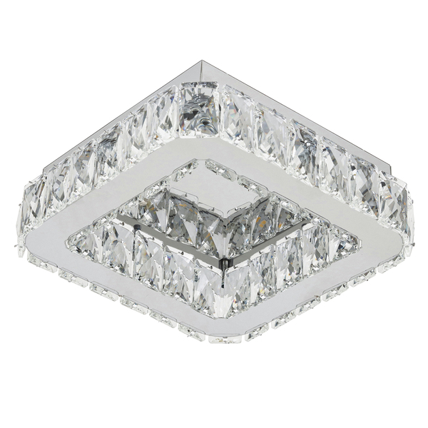 Plafon Tokyo Led Quadrado Bivolt 16W 3000K 200X200Mm