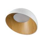 Plafon Tonia Meia Lua Branco 50cm Led 36w B Quente Fg007 Star