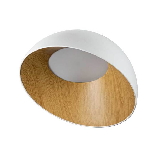 Plafon Tonia Meia Lua Branco 50cm Led 36w B Quente Fg007 Star