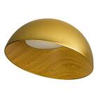 Plafon Tonia Meia Lua Ouro 50cm Led 36w Br Quente Fg007 Starl