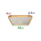 Plafon Tora Madeira 56cm Led 48w Zm-005-wood Starlux St2510