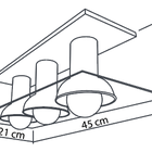 Plafon Vidro Espelhado Startec Branco