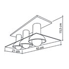 Plafon Vidro Espelhado Startec Branco