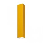 Plafon Viena Quadrado 45cm Woods Amarelo