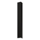 Plafon Viena Quadrado 90cm Woods Preto Fosco