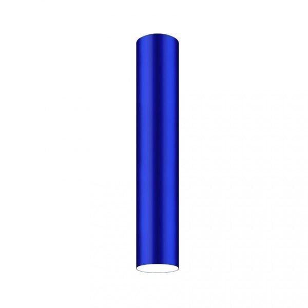 Plafon Viena Tubo 45cm Woods Azul Metalico