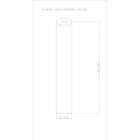 Plafon Viena Tubo 45cm Woods Dourado