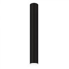Plafon Viena Tubo 60cm Woods Preto Fosco