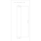 Plafon Viena Tubo 60cm Woods Verde Tiffany