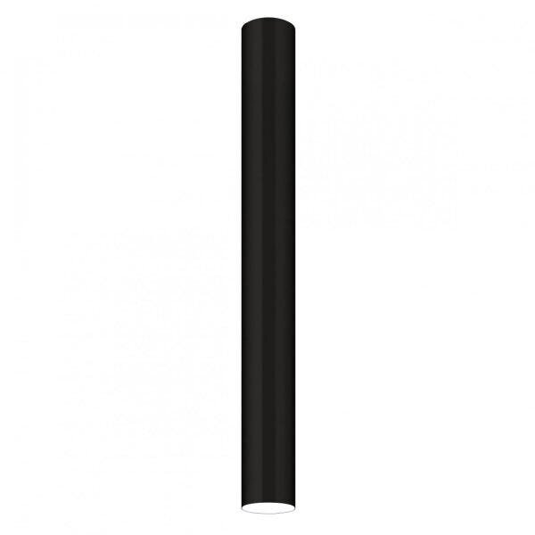 Plafon Viena Tubo 90cm Woods Preto Fosco