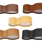 Plafon Violão 70cm - 4 Luzes E27 - Imbuia (escuro)