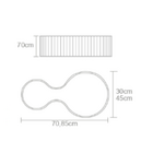 Plafon Violão Madeira 70cm Mel