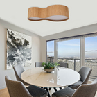 Plafon Violão Madeira 85cm Freijó