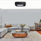 Plafon Wood Madeira Quadrado Arredondado Led 12w Bivolt Preto