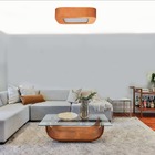 Plafon Wood Madeira Quadrado Arredondado Led 24w Bivolt Mel -