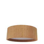 Plafon Wood Redondo 70cm - 6 Luzes E27 - Freijó