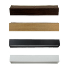 Plafon Wood Retângular 124cm - 2 Luzes G13 - Freijó