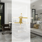 Plafon Yoda Ouro E Branco Zr141-wgd Led 22w 2700k 71x85cm Sta