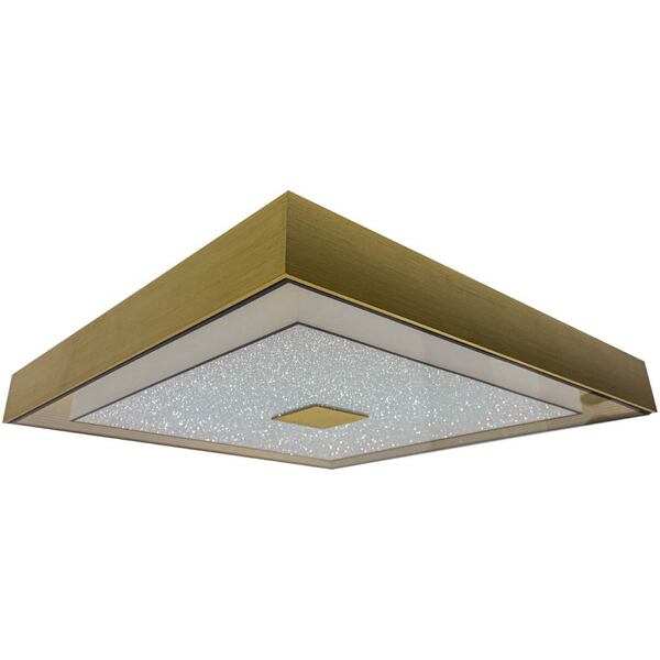 Plafon Zeus Ouro Led 26w Com Cristais St1749