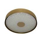 Plafon Zeus Ouro Led 40w 50cm Efeito Estrelado Starlux St1739