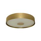 Plafon Zeus Ouro Led 40w 50cm Efeito Estrelado Starlux St1739