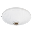 Plafonier 1 Lâmpada Branco Metal Decorativo VMC