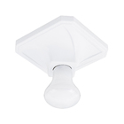 Plafonier 1 Lâmpada Branco Plástico 5005 VMC