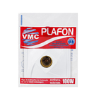 Plafonier 1 Lâmpada Branco Plástico 5005 VMC