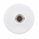 Plafonier 1 Lâmpada Branco Plástico Round Inspire