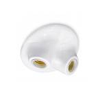 Plafonier Decorativo P Redondo Polipropileno Branco Bivolt VMC