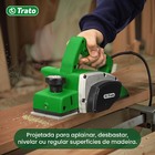 Plaina Elétrica 82mm Industrial Manual 750w 127v Profissional