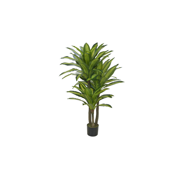 Planta Artificial Árvore Dracena 115cm Verde Florarte