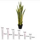 Planta Artificial Árvores Espada de São Jorge 90cm Verde Amarelo Florarte