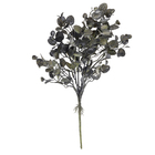 Planta Artificial Buquê Folhas Lavanda Outono 40x25cm Grillo