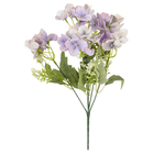 Planta Artificial Buquê Hortênsia Real Lavanda 35x5cm Grillo