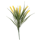 Planta Artificial Buquê Milho Flocado Amarelo 46x19cm Grillo