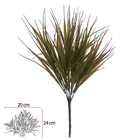 Planta Artificial Buquês Grass 39cm Verde Outono Florarte