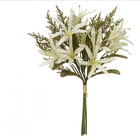 Planta Artificial Buquês Lírio 39cm Creme Florarte