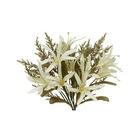 Planta Artificial Buquês Lírio 39cm Creme Florarte