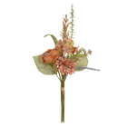 Planta Artificial Buquês Peônia 42cm Ocre Florarte