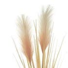 Planta Artificial Capim Com Plumas 85cm Bege Florarte