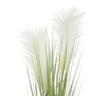 Planta Artificial Capim Com Plumas 85cm Verde Florarte