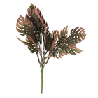 Planta Artificial Costela de Adão 40x17cm Verde Outono Grillo