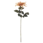 Planta Artificial Dália Laranja Outono 63cm Florarte