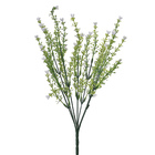 Planta Artificial Flores 10cm Branco Grillo