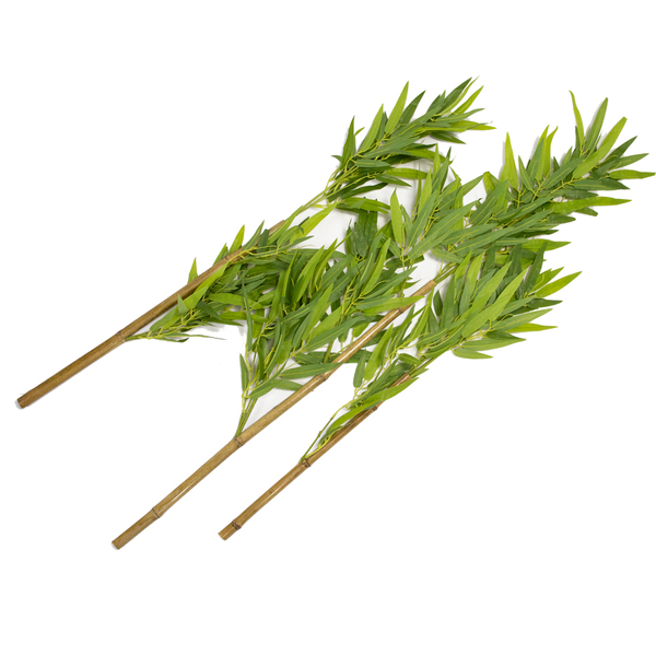Planta Artificial Haste Bambu Real Toque X365 Verde 120 Cm F0
