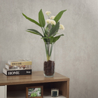 Planta Artificial Haste Crisântemo Salmão 64x7cm Grillo