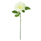 Planta Artificial Haste Dália Creme 63cm Florarte